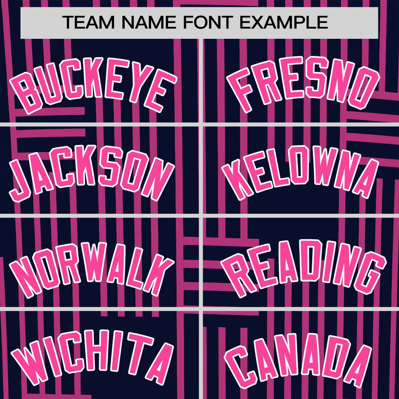 Custom Navy Pink Personalized Line Pattern Performance T-Shirt