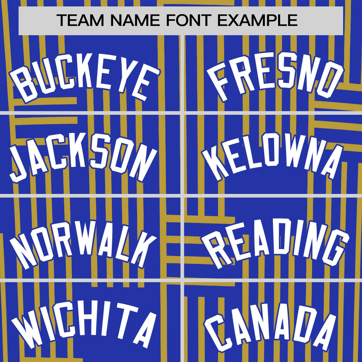 Custom Royal Blue-Gold 01 Personalized Line Pattern Performance T-Shirt