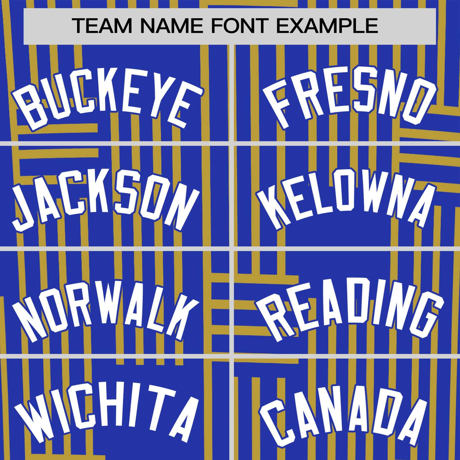 Custom Royal Blue-Gold 01 Personalized Line Pattern Performance T-Shirt