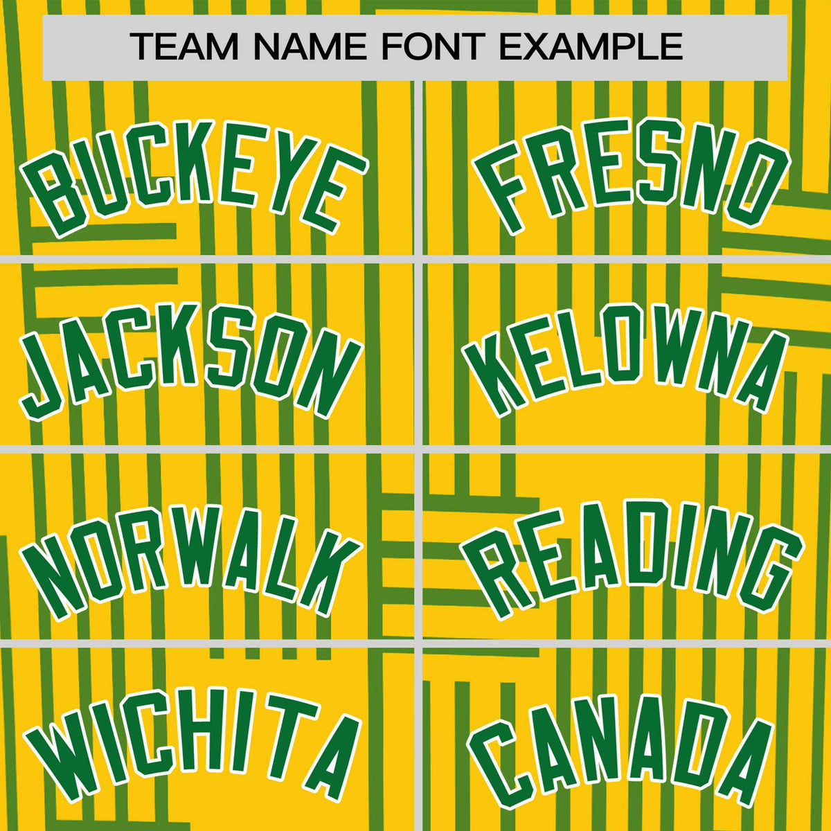 Custom Gold 01-Kelly Green Personalized Line Pattern Performance T-Shirt