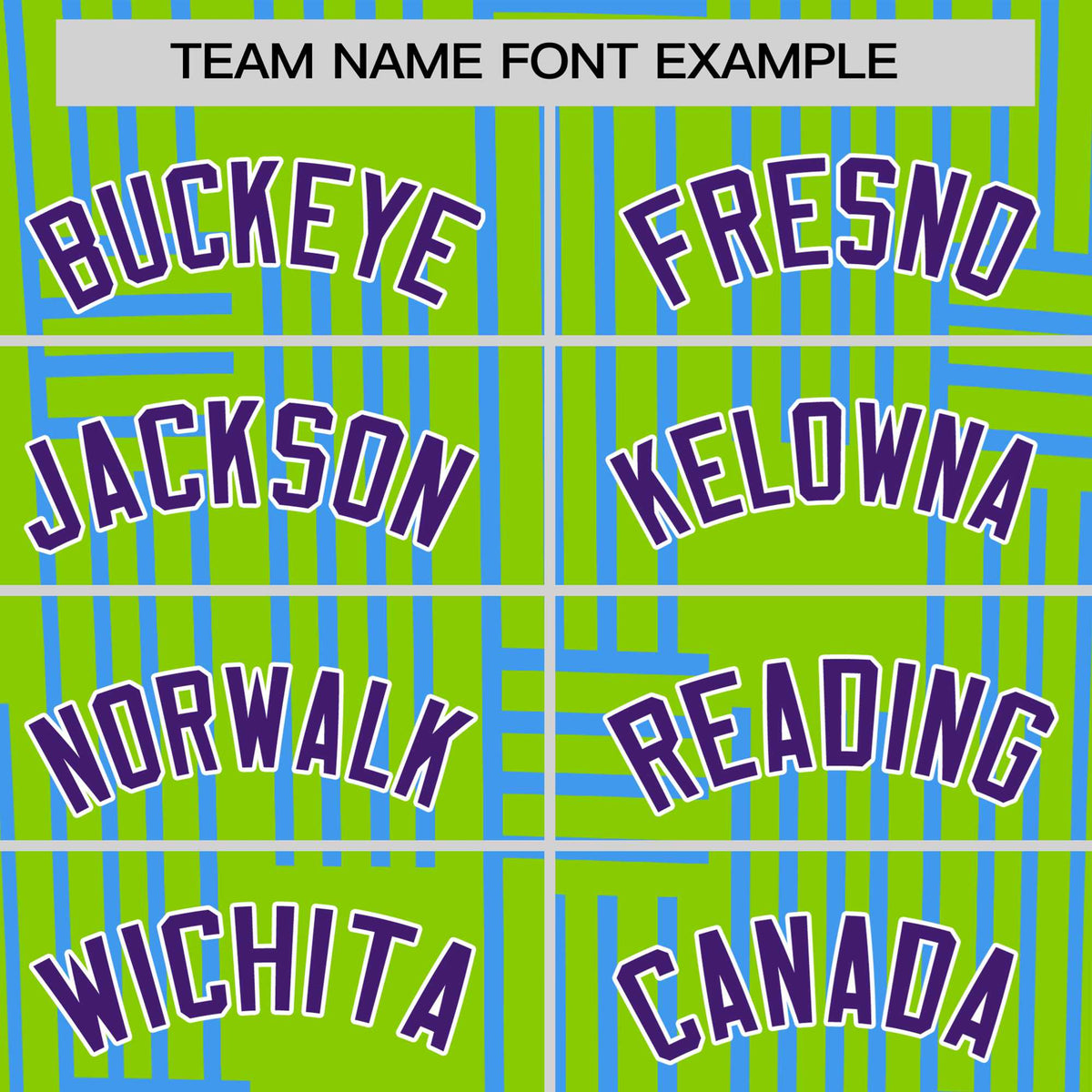 Custom Neon Green-Powder Blue Personalized Line Pattern Performance T-Shirt