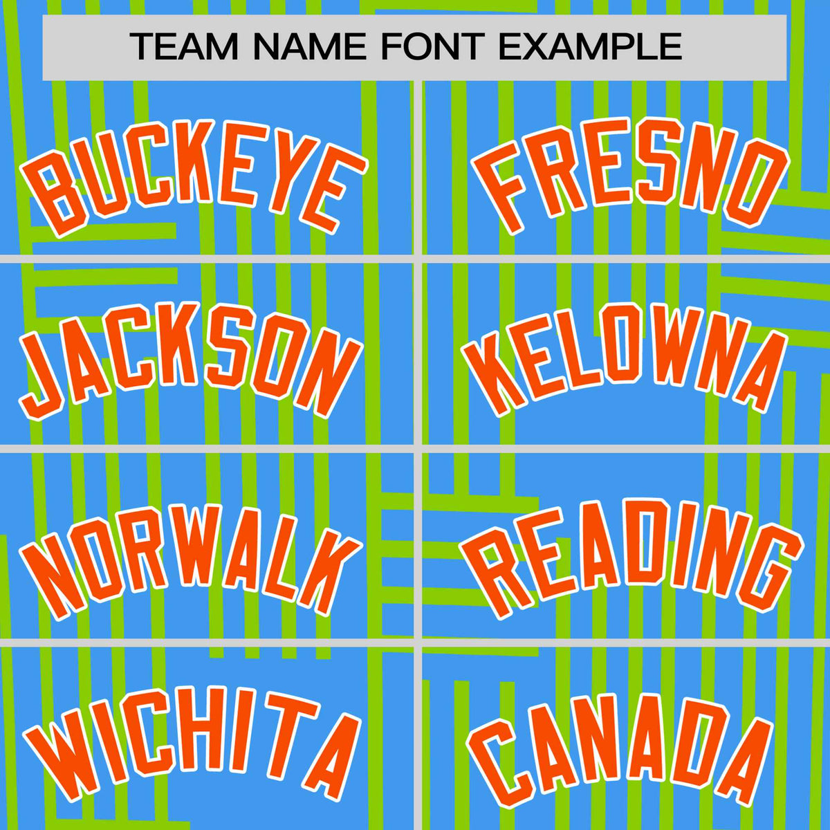 Custom Powder Blue-Neon Green Personalized Line Pattern Performance T-Shirt