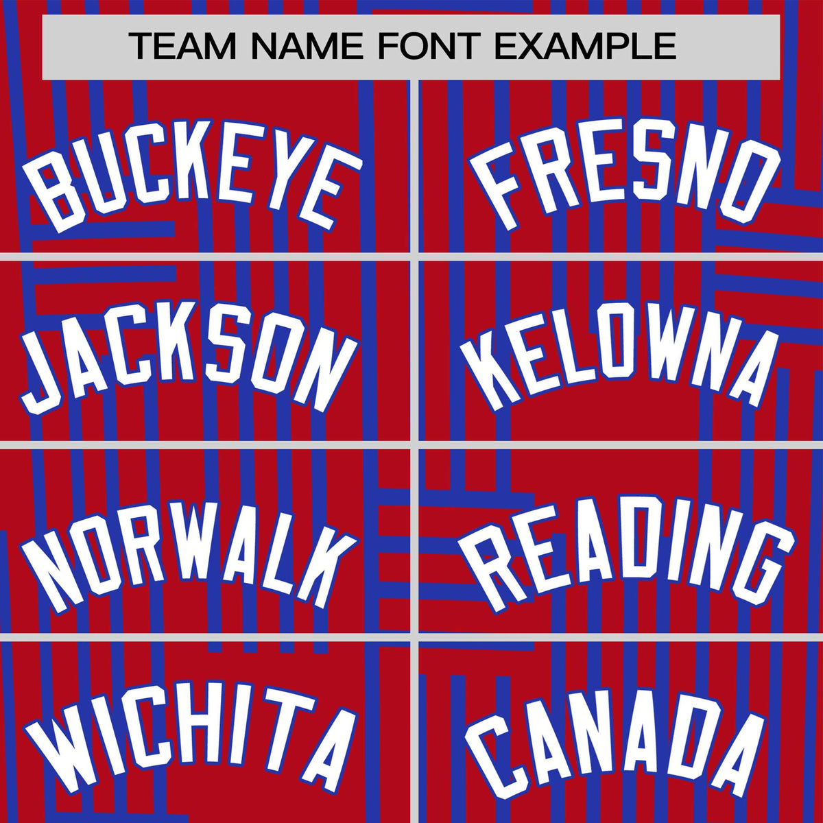 Custom Red-Royal Blue Personalized Line Pattern Performance T-Shirt