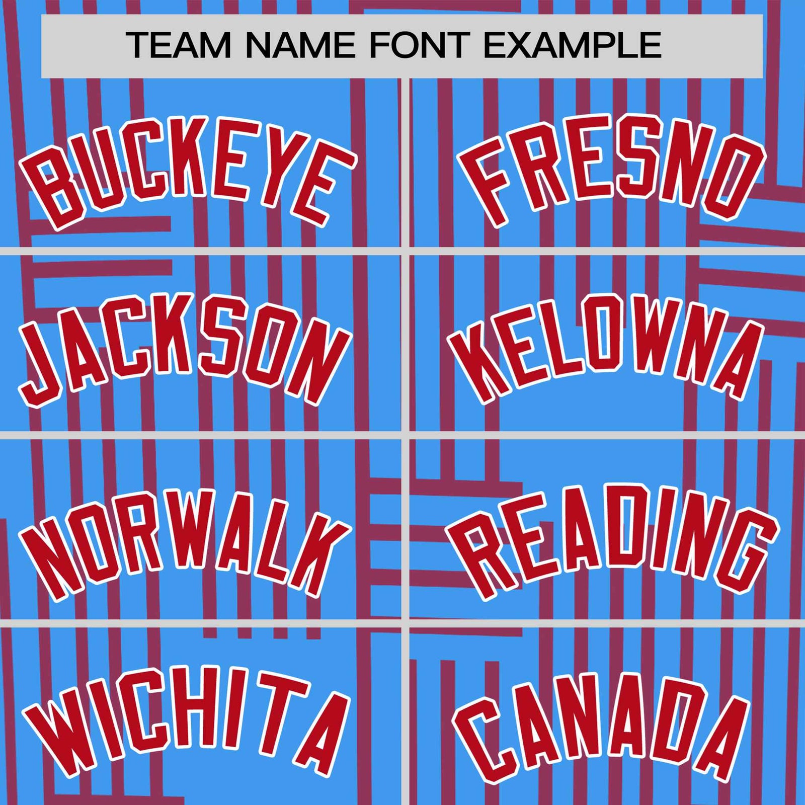 Custom Powder Blue-Red Personalized Line Pattern Performance T-Shirt