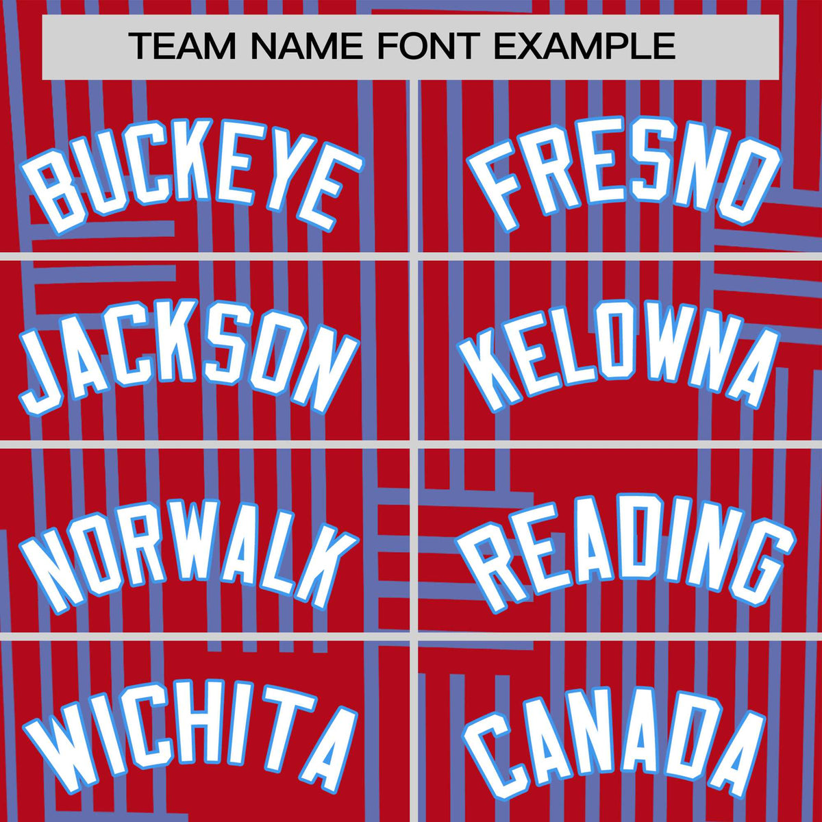 Custom Red-Powder Blue Personalized Line Pattern Performance T-Shirt