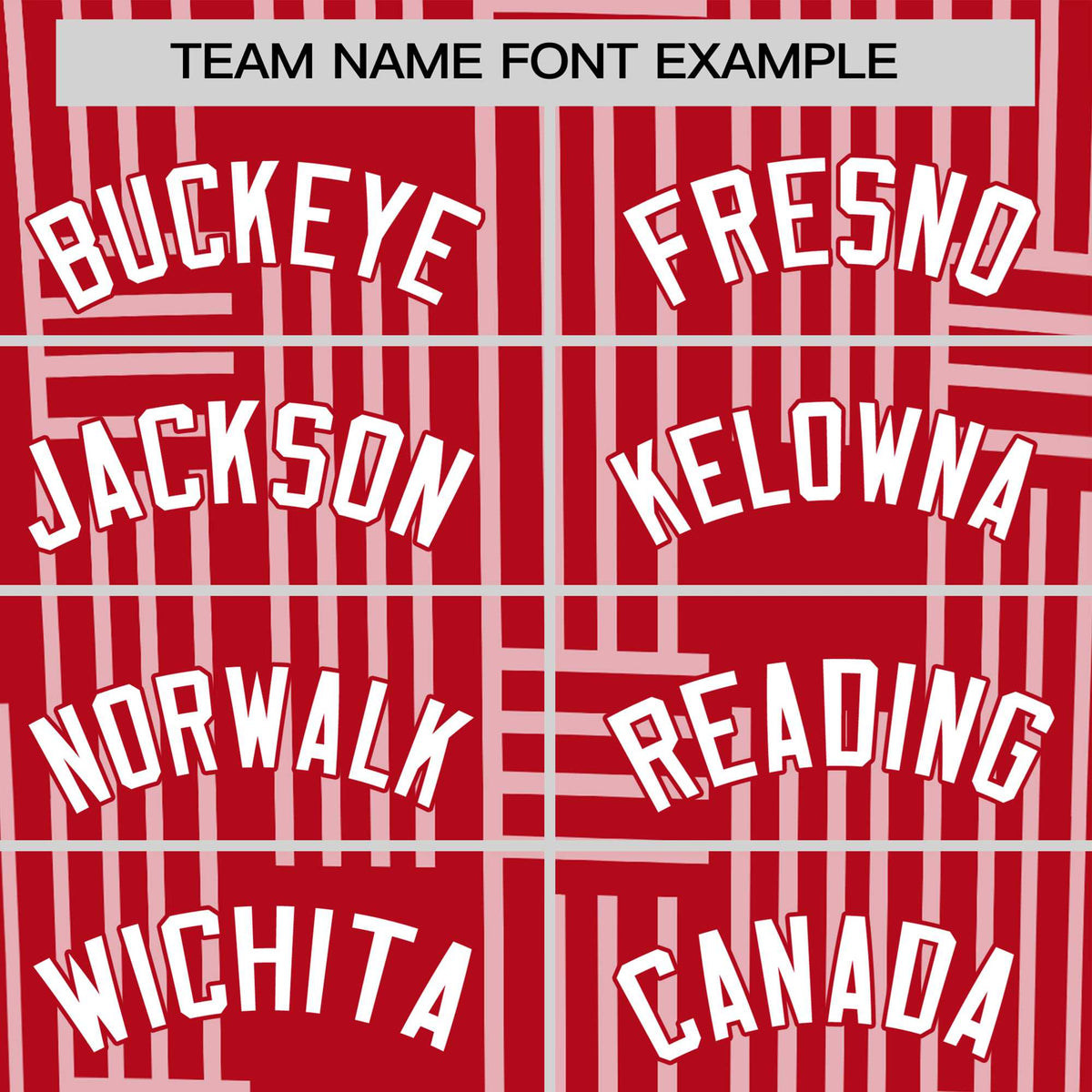 Custom Red White Personalized Line Pattern Performance T-Shirt
