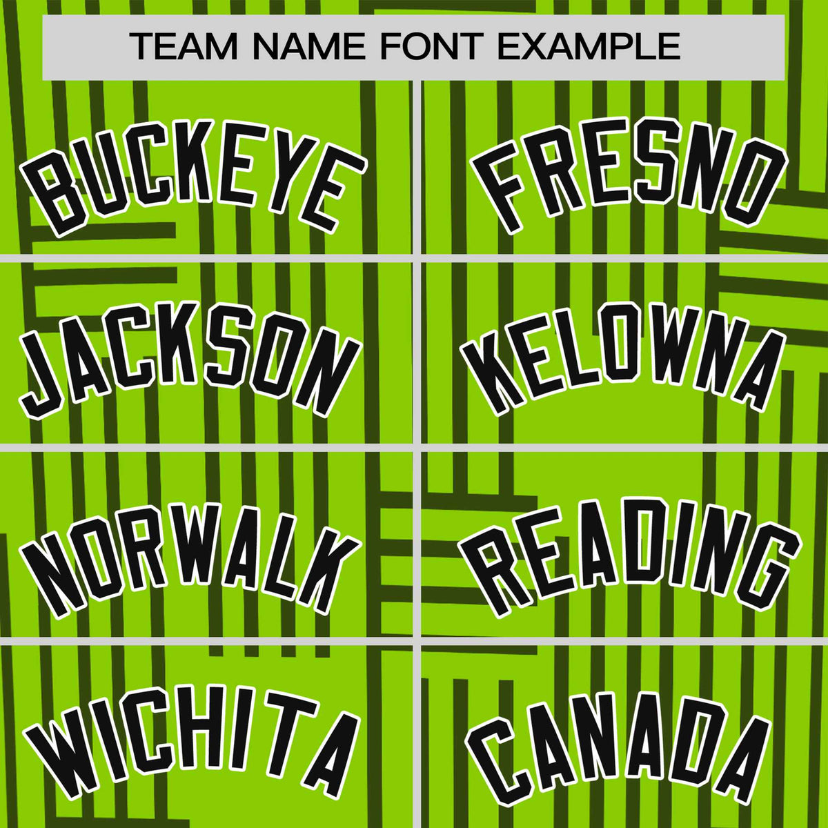 Custom Neon Green-Black Personalized Line Pattern Performance T-Shirt