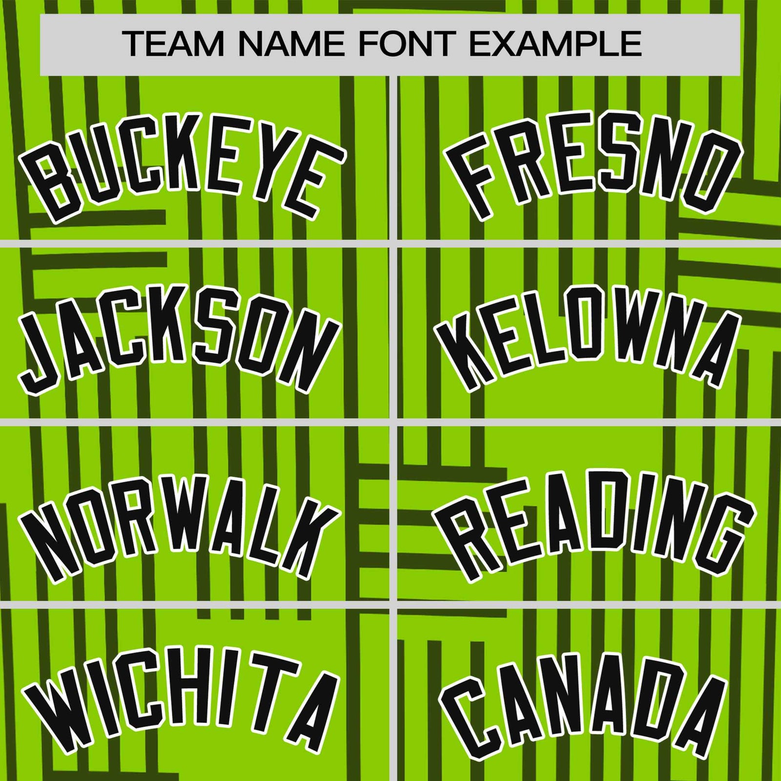 Custom Neon Green-Black Personalized Line Pattern Performance T-Shirt