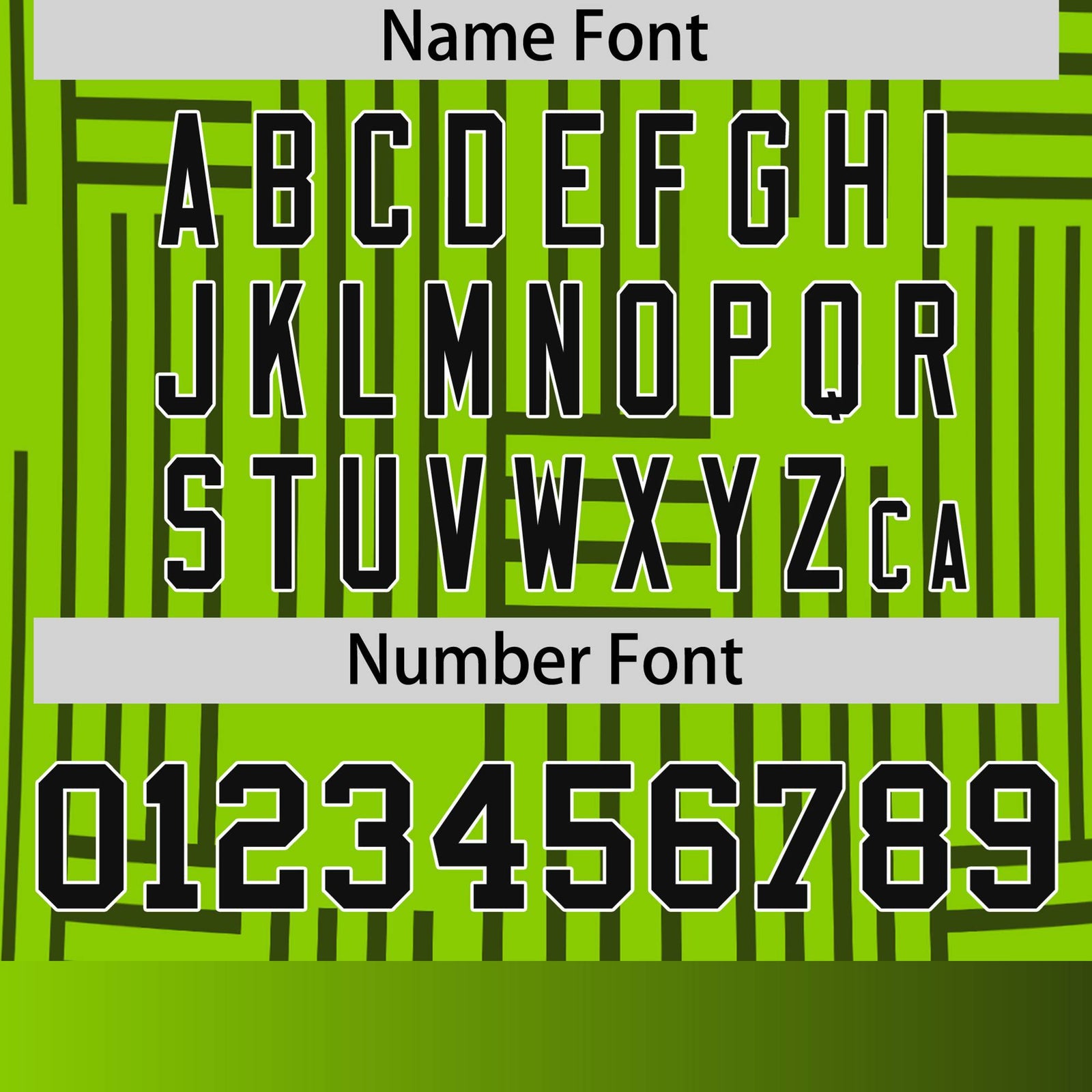 Custom Neon Green-Black Personalized Line Pattern Performance T-Shirt