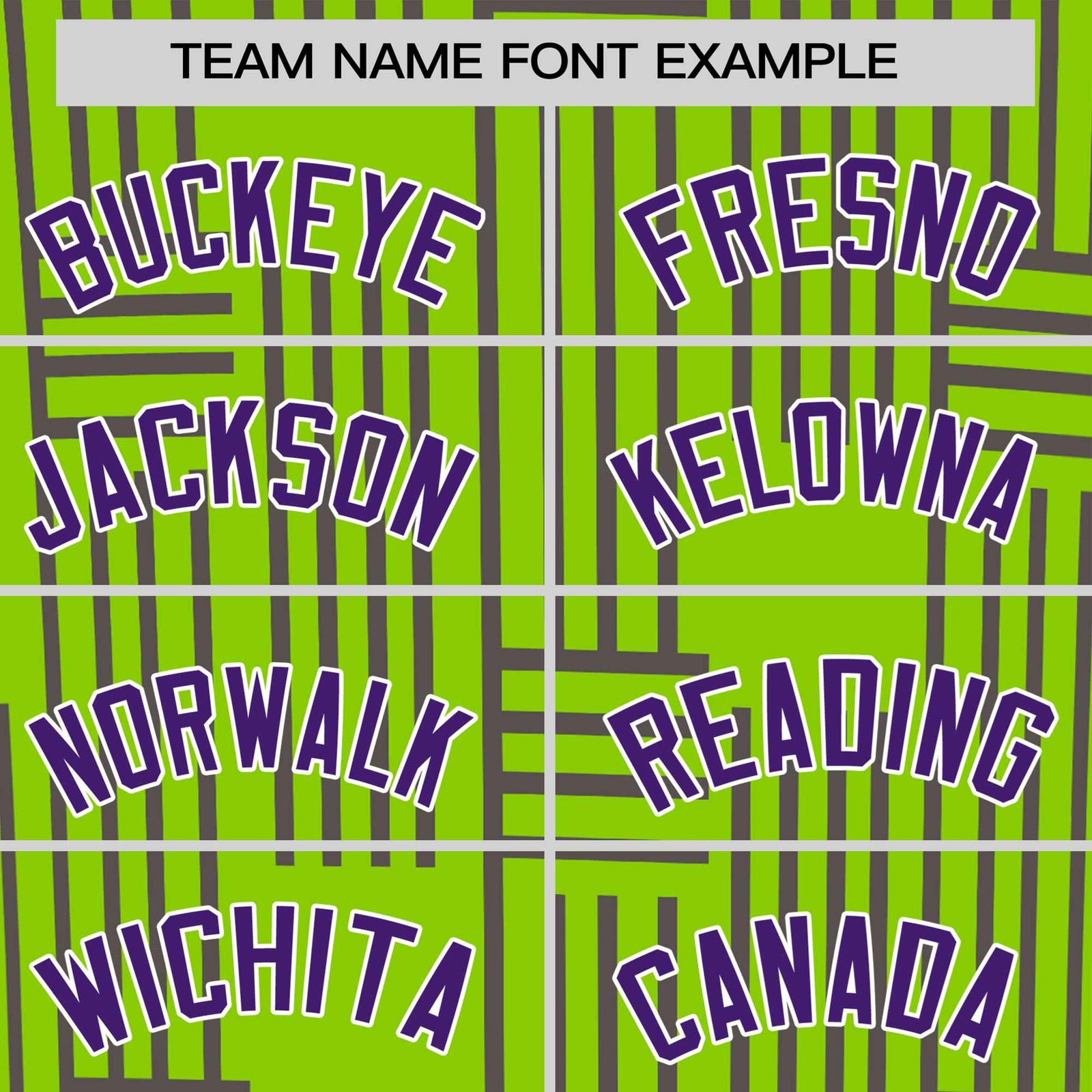 Custom Neon Green-Purple Personalized Line Pattern Performance T-Shirt