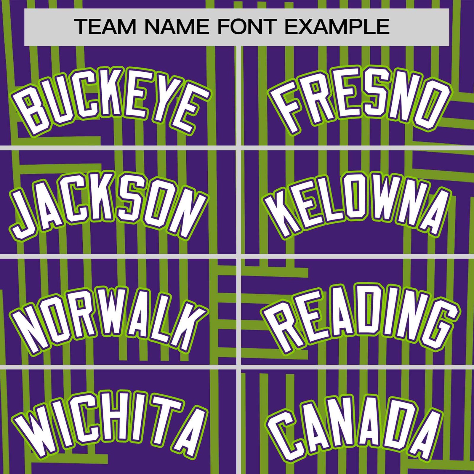 Custom Purple-Neon Green Personalized Line Pattern Performance T-Shirt