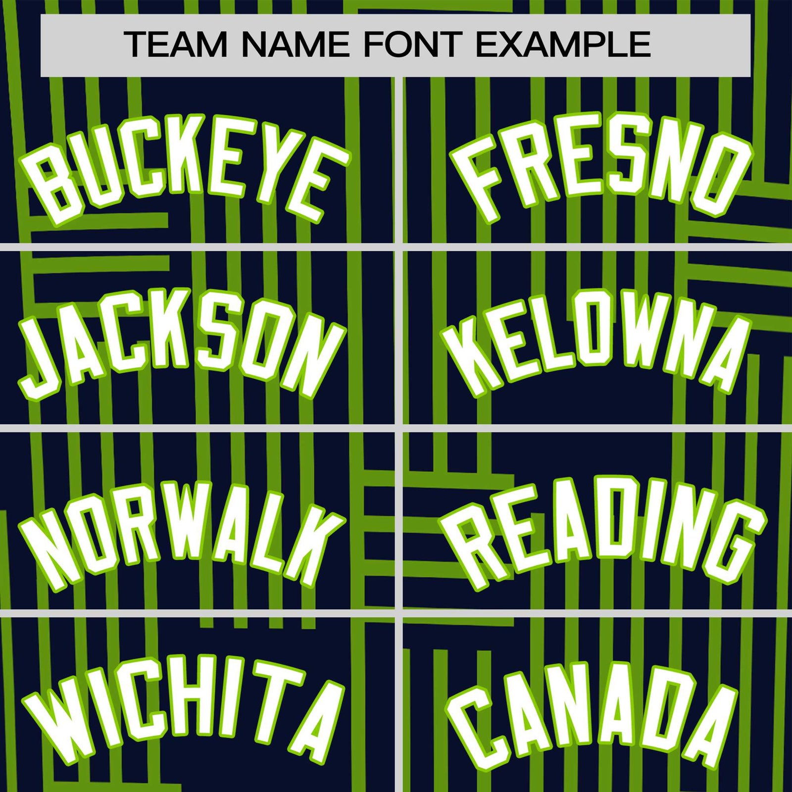 Custom Navy-Neon Green Personalized Line Pattern Performance T-Shirt