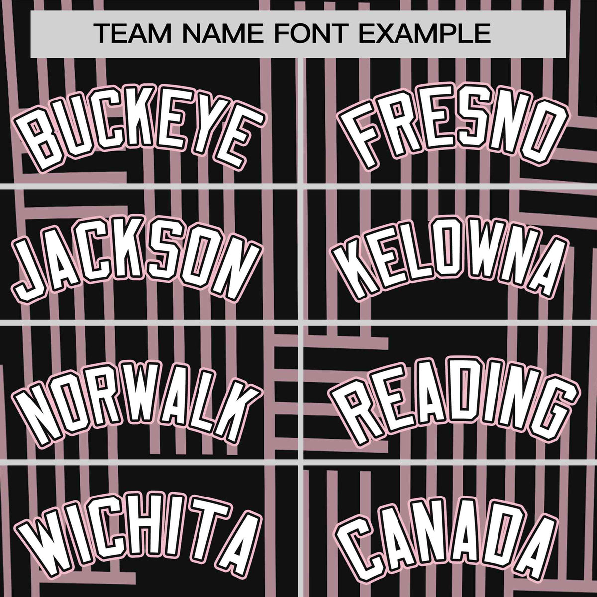 Custom Black-Light Pink Personalized Line Pattern Performance T-Shirt