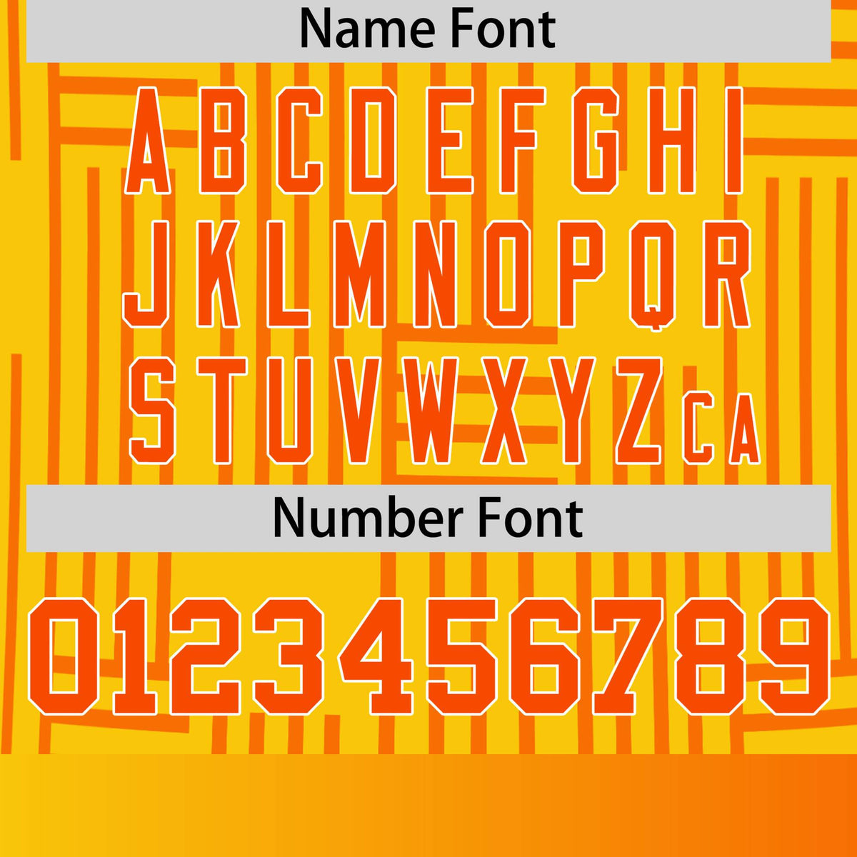 Custom Gold 01 Orange Personalized Line Pattern Performance T-Shirt