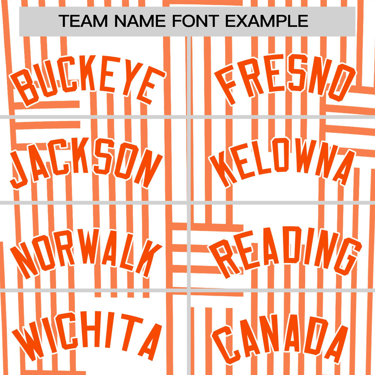 Custom White Orange Personalized Line Pattern Performance T-Shirt