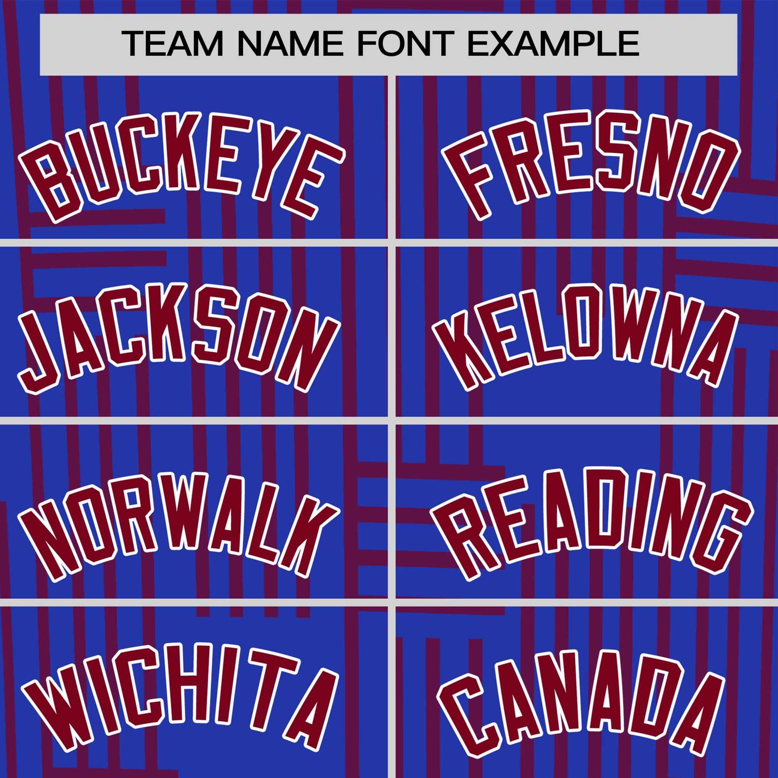 Custom Royal Blue-Crimson Personalized Line Pattern Performance T-Shirt