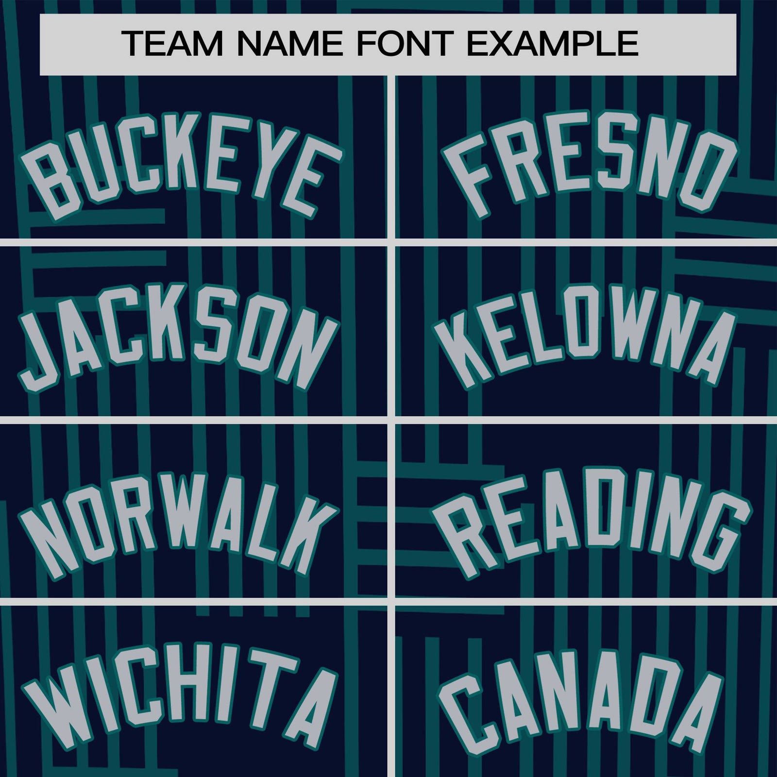 Custom Navy Aqua Personalized Line Pattern Performance T-Shirt