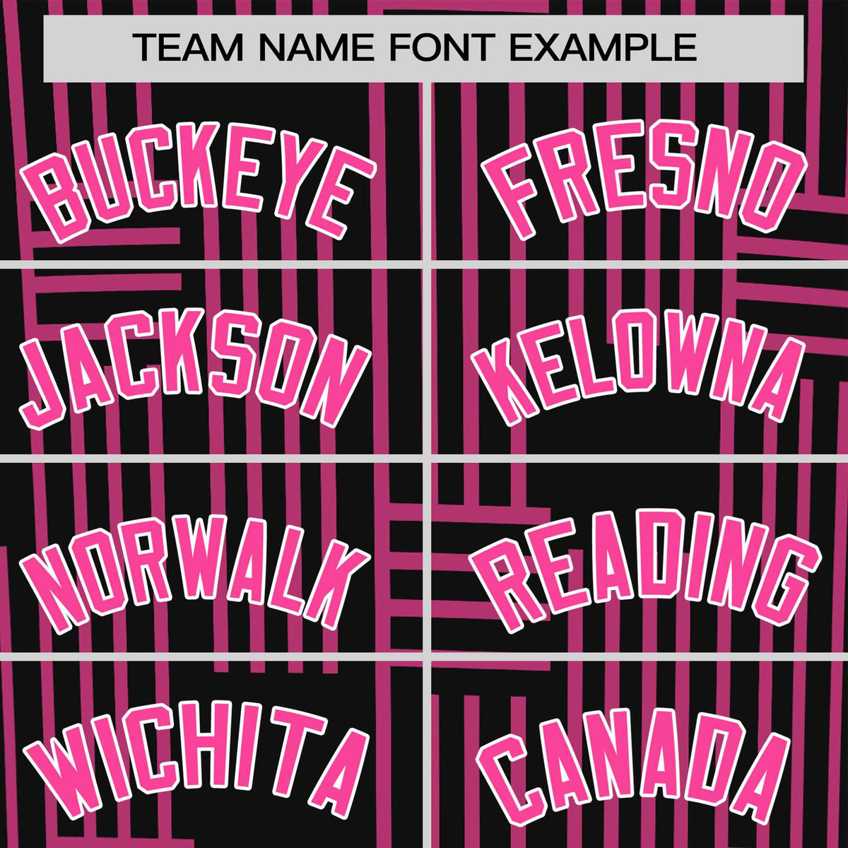 Custom Black Pink Personalized Line Pattern Performance T-Shirt
