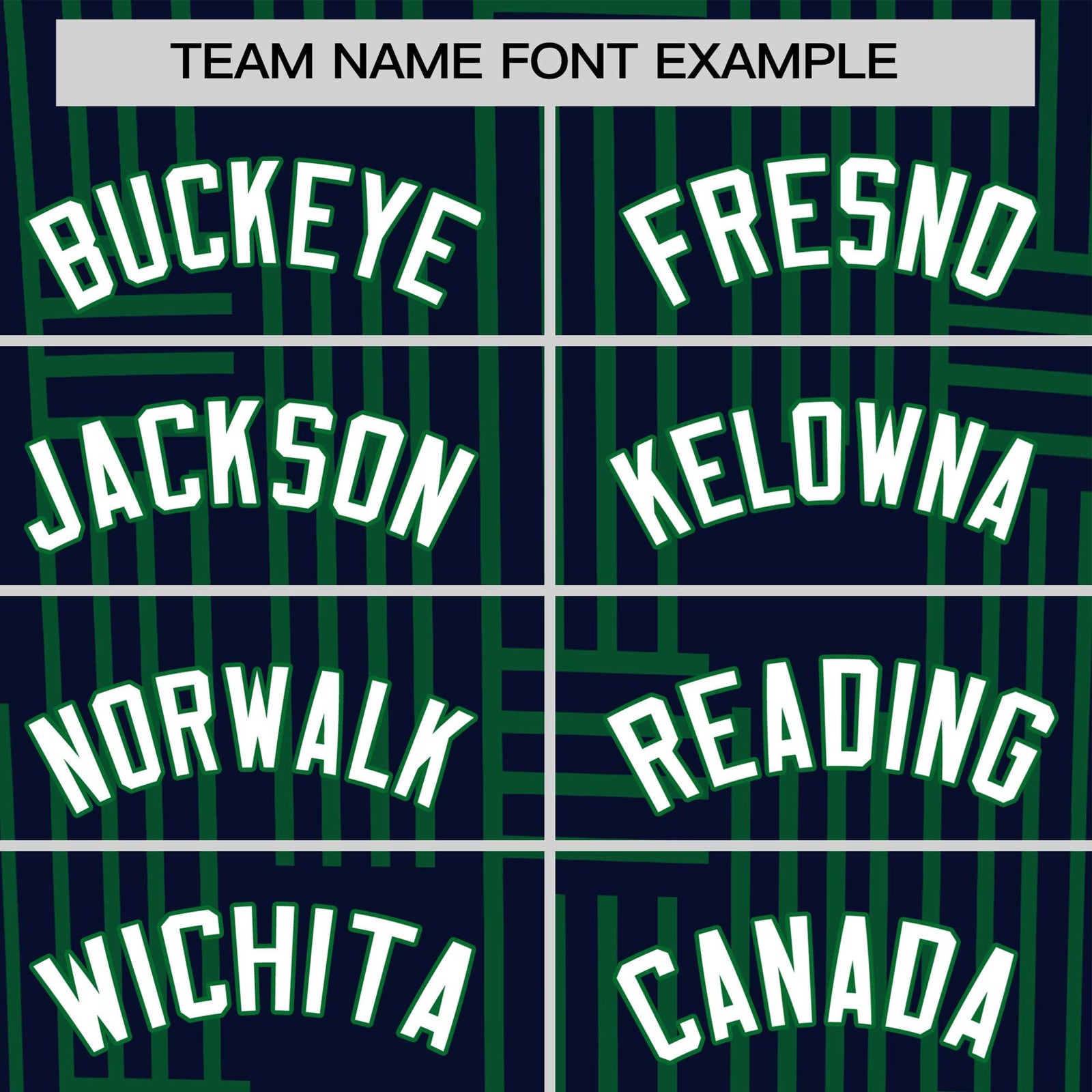 Custom Navy-Kelly Green Personalized Line Pattern Performance T-Shirt
