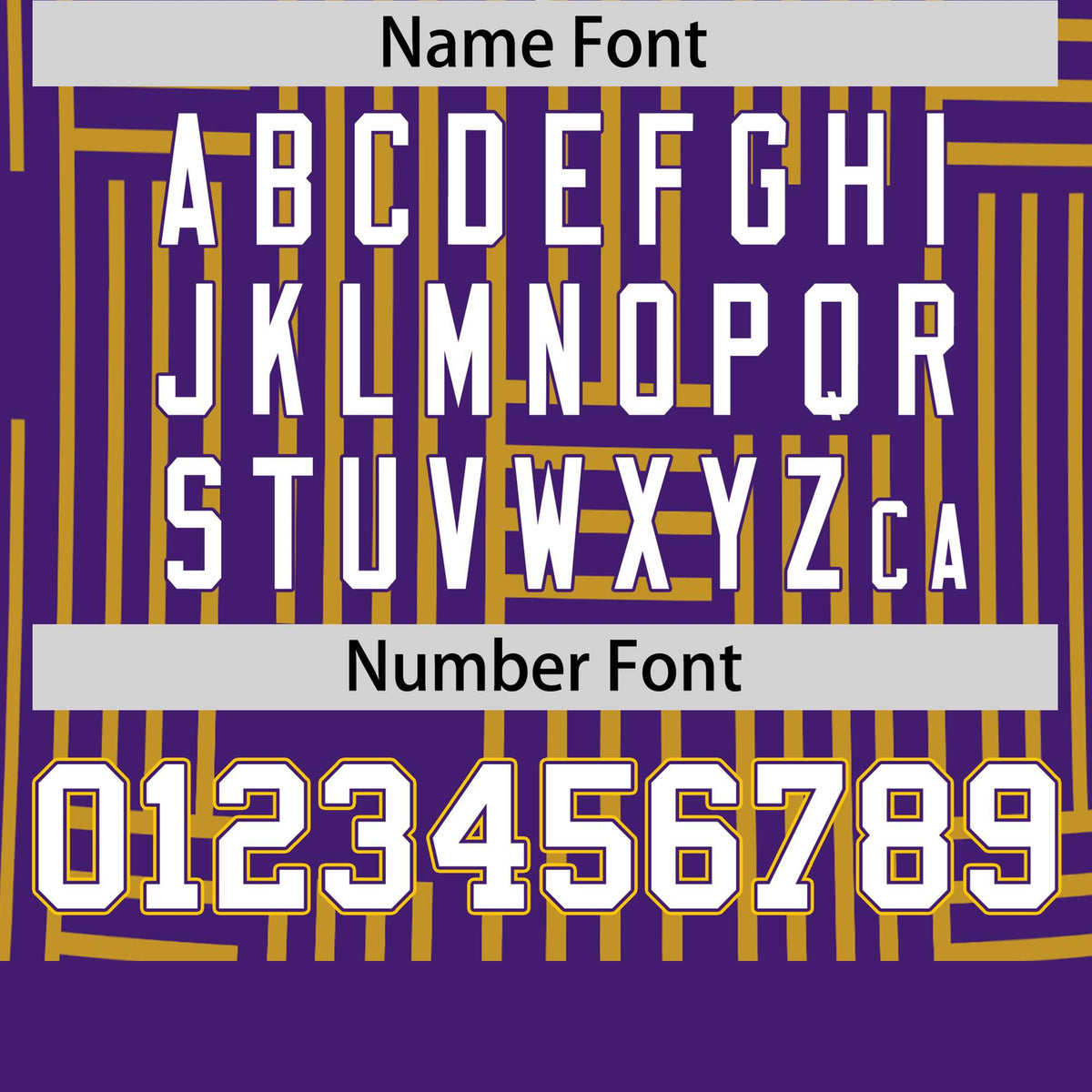 Custom Purple Gold 01 Personalized Line Pattern Performance T-Shirt