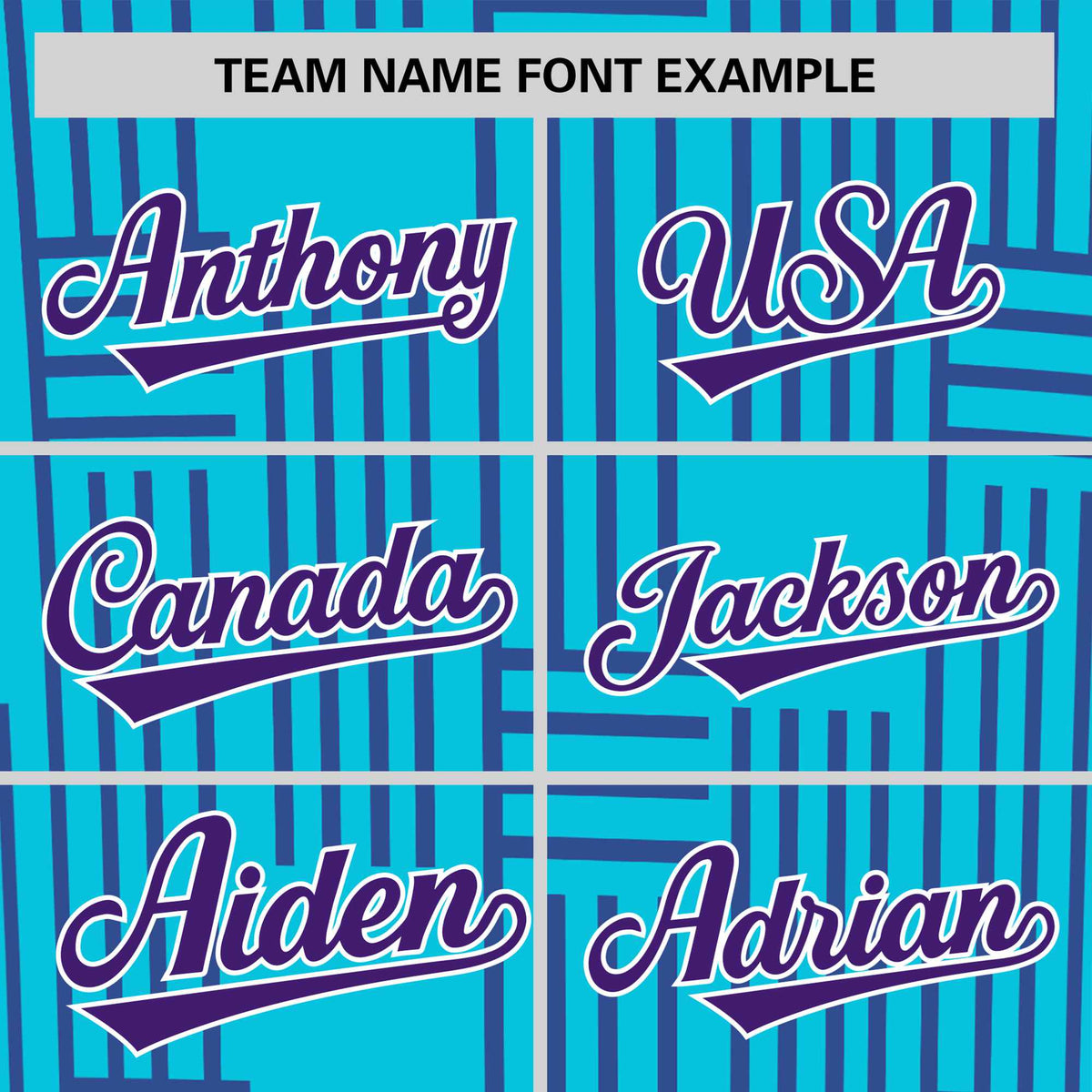 Custom Sky Blue-Purple Personalized Line Pattern Performance T-Shirt