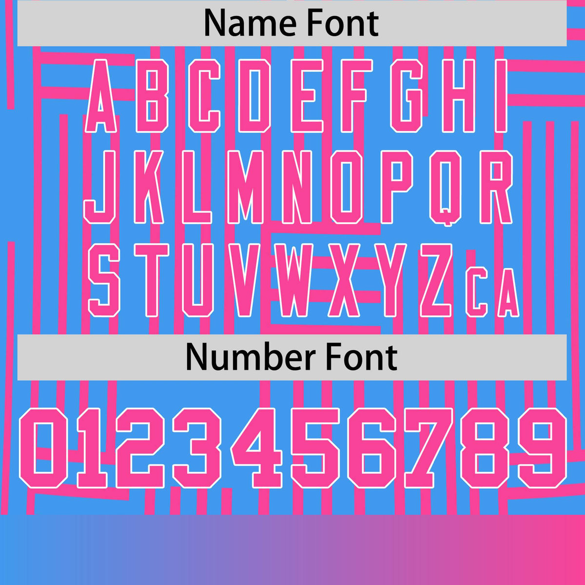 Custom Powder Blue-Pink Personalized Line Pattern Performance T-Shirt