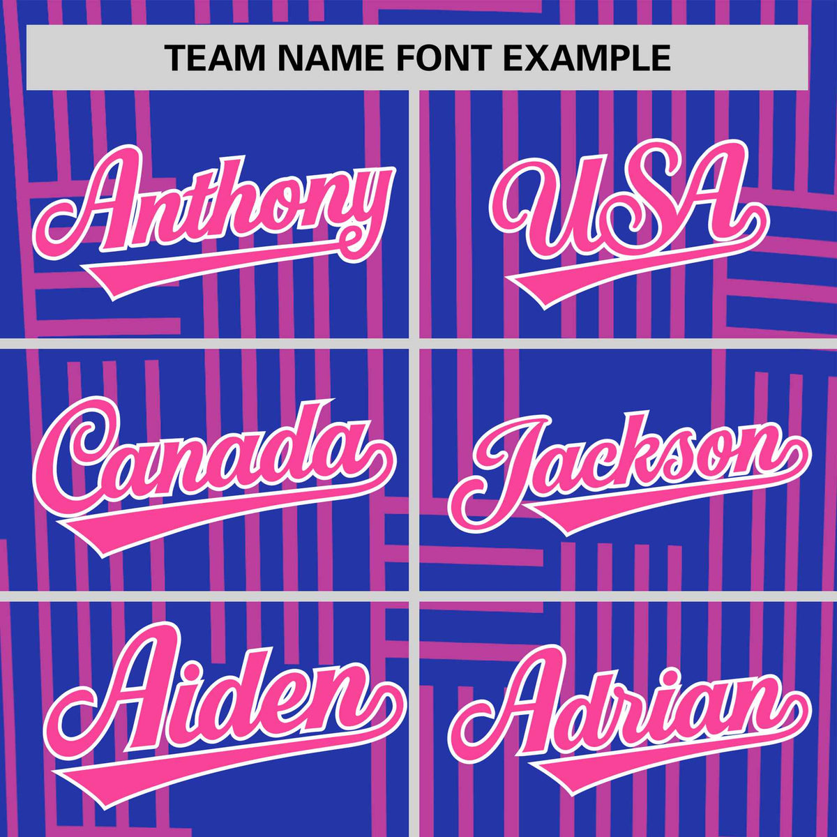 Custom Royal Blue-Pink Personalized Line Pattern Performance T-Shirt