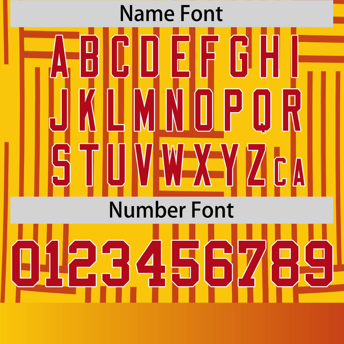 Custom Gold 01-Red Personalized Line Pattern Performance T-Shirt