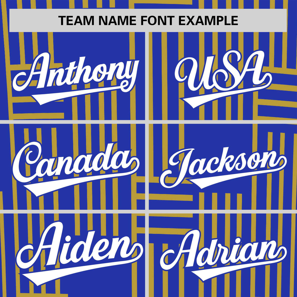 Custom Royal Blue-Gold 01 Personalized Line Pattern Performance T-Shirt