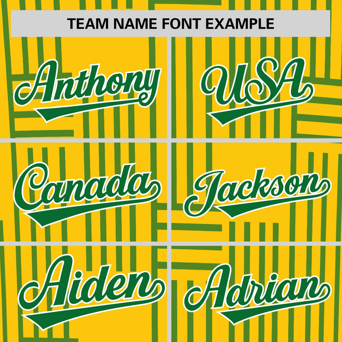 Custom Gold 01-Kelly Green Personalized Line Pattern Performance T-Shirt