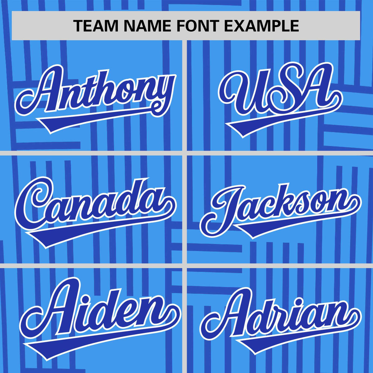 Custom Powder Blue-Royal Blue Personalized Line Pattern Performance T-Shirt