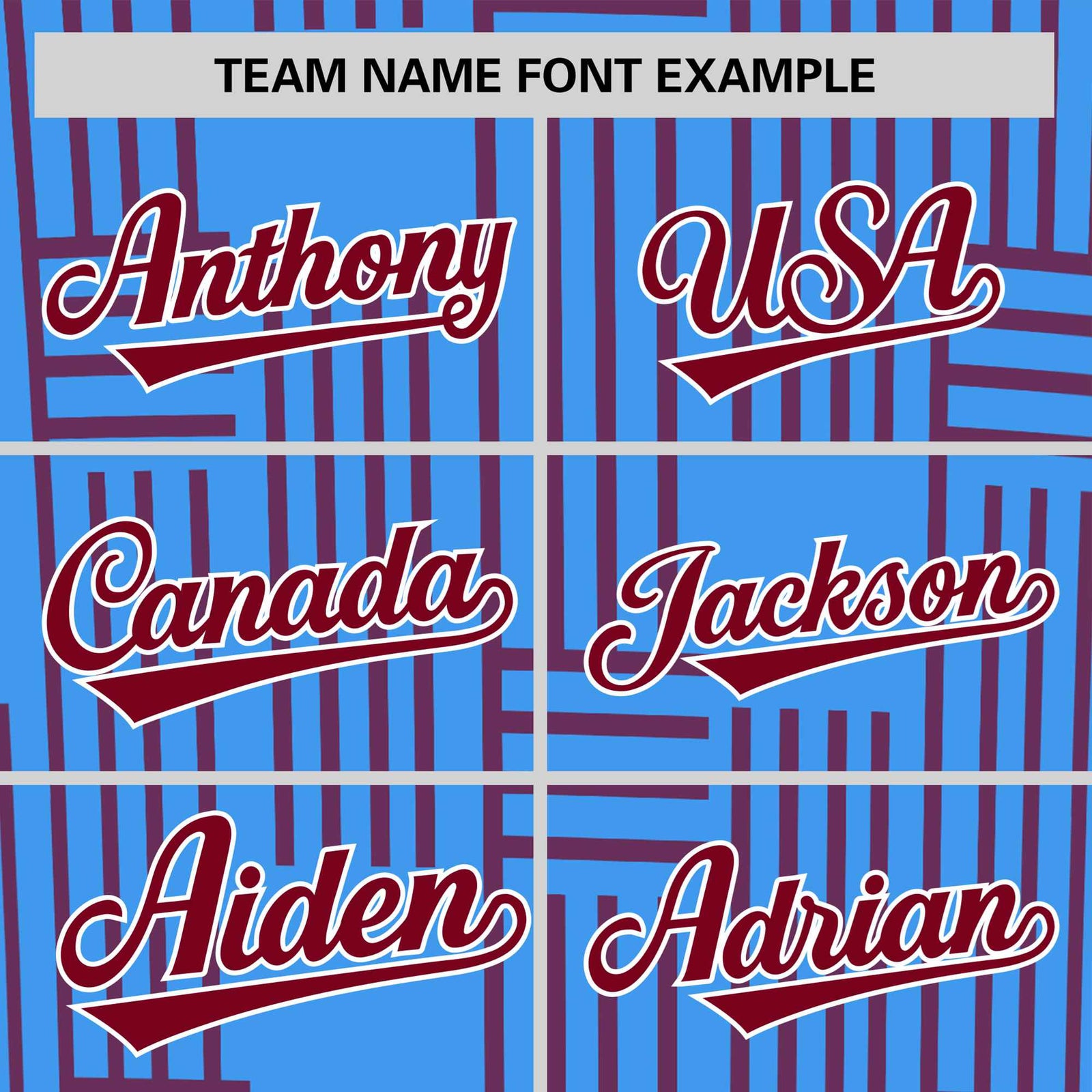 Custom Powder Blue-Crimson Personalized Line Pattern Performance T-Shirt