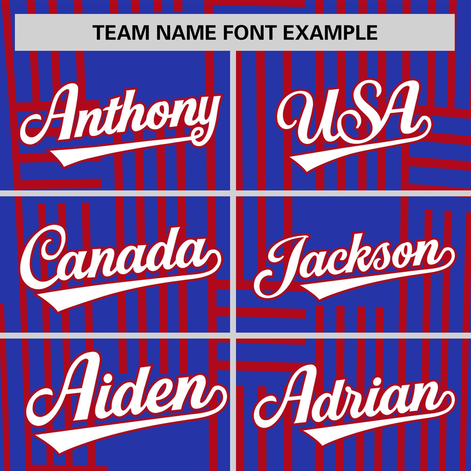 Custom Royal Blue-Red Personalized Line Pattern Performance T-Shirt