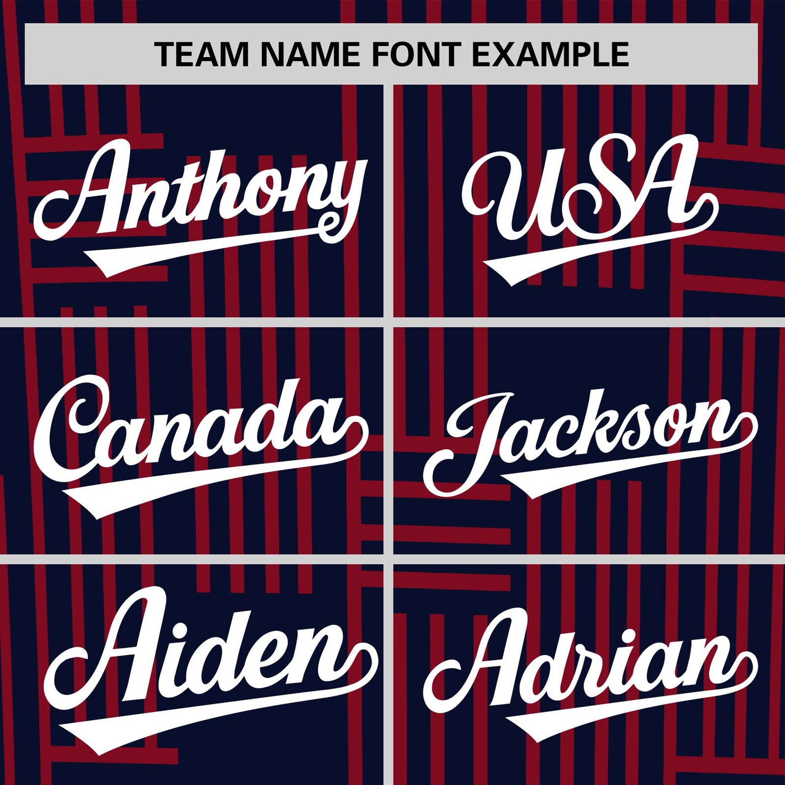 Custom Navy Red Personalized Line Pattern Performance T-Shirt