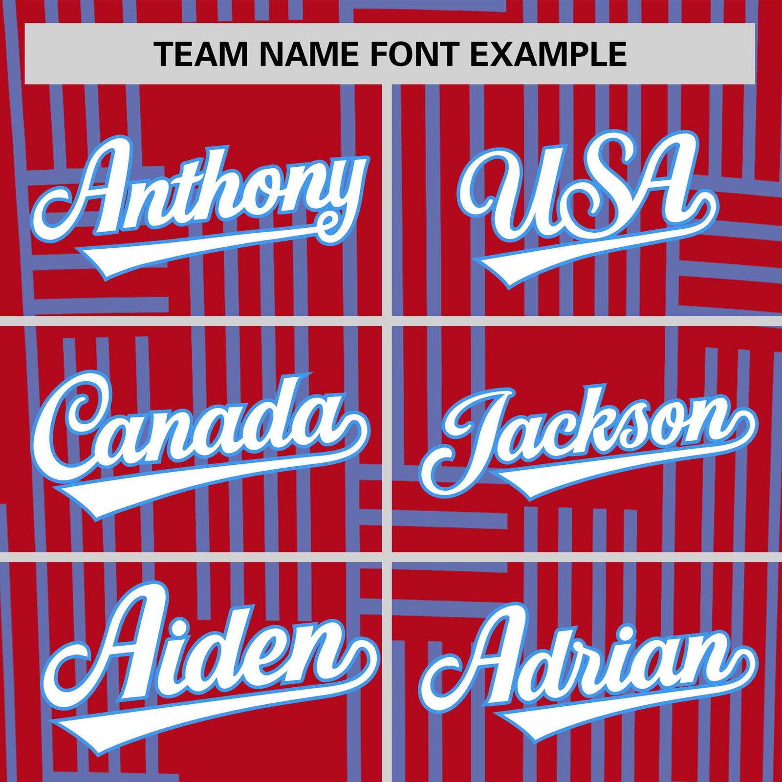 Custom Red-Powder Blue Personalized Line Pattern Performance T-Shirt