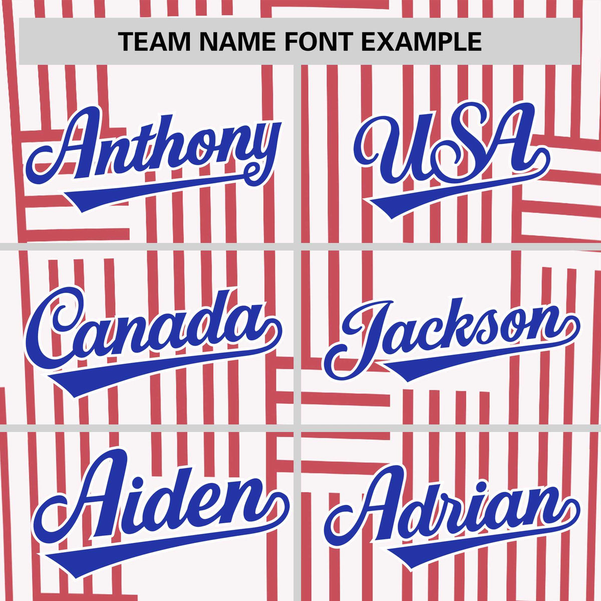 Custom White Red Personalized Line Pattern Performance T-Shirt