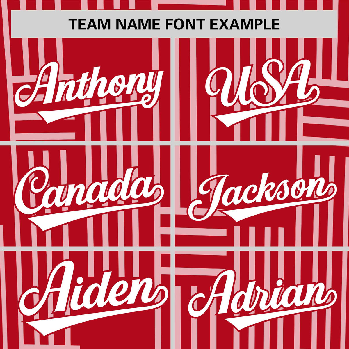 Custom Red White Personalized Line Pattern Performance T-Shirt