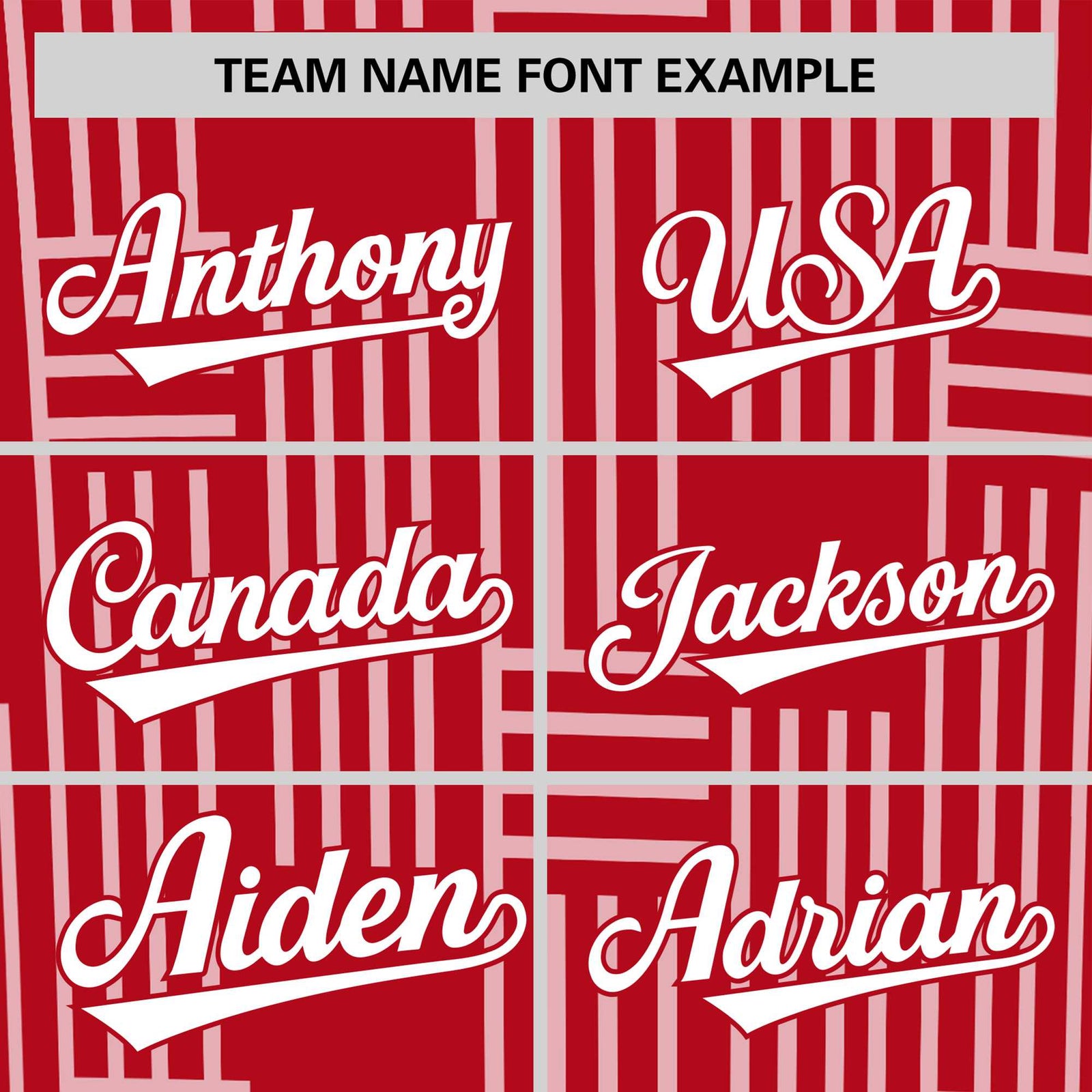 Custom Red White Personalized Line Pattern Performance T-Shirt