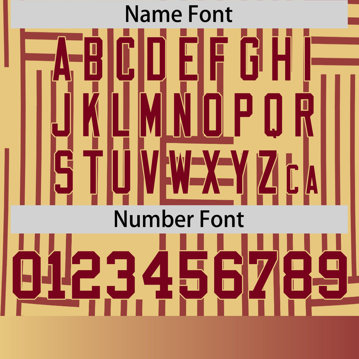 Custom Khaki Crimson Personalized Line Pattern Performance T-Shirt