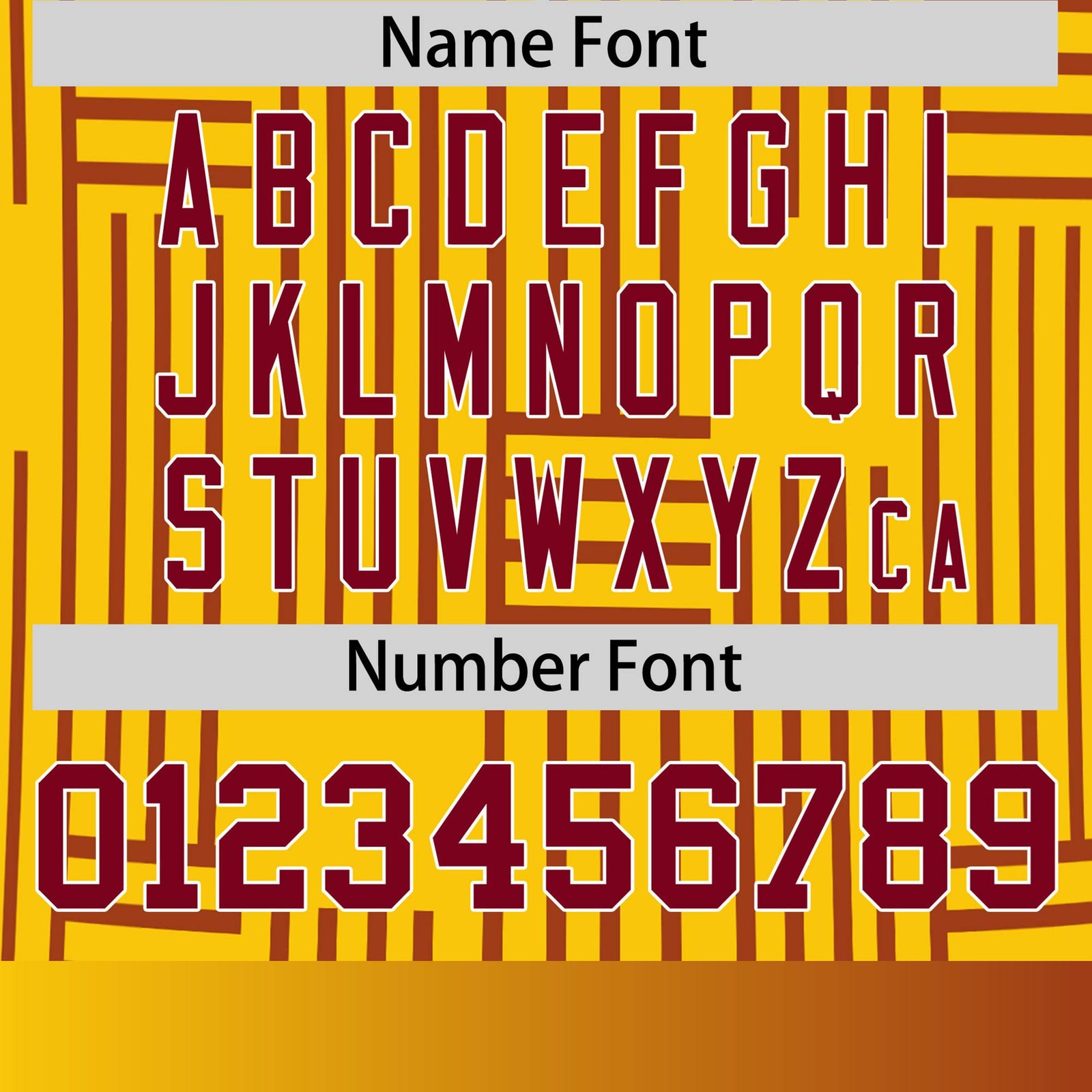 Custom Gold 01 Crimson Personalized Line Pattern Performance T-Shirt