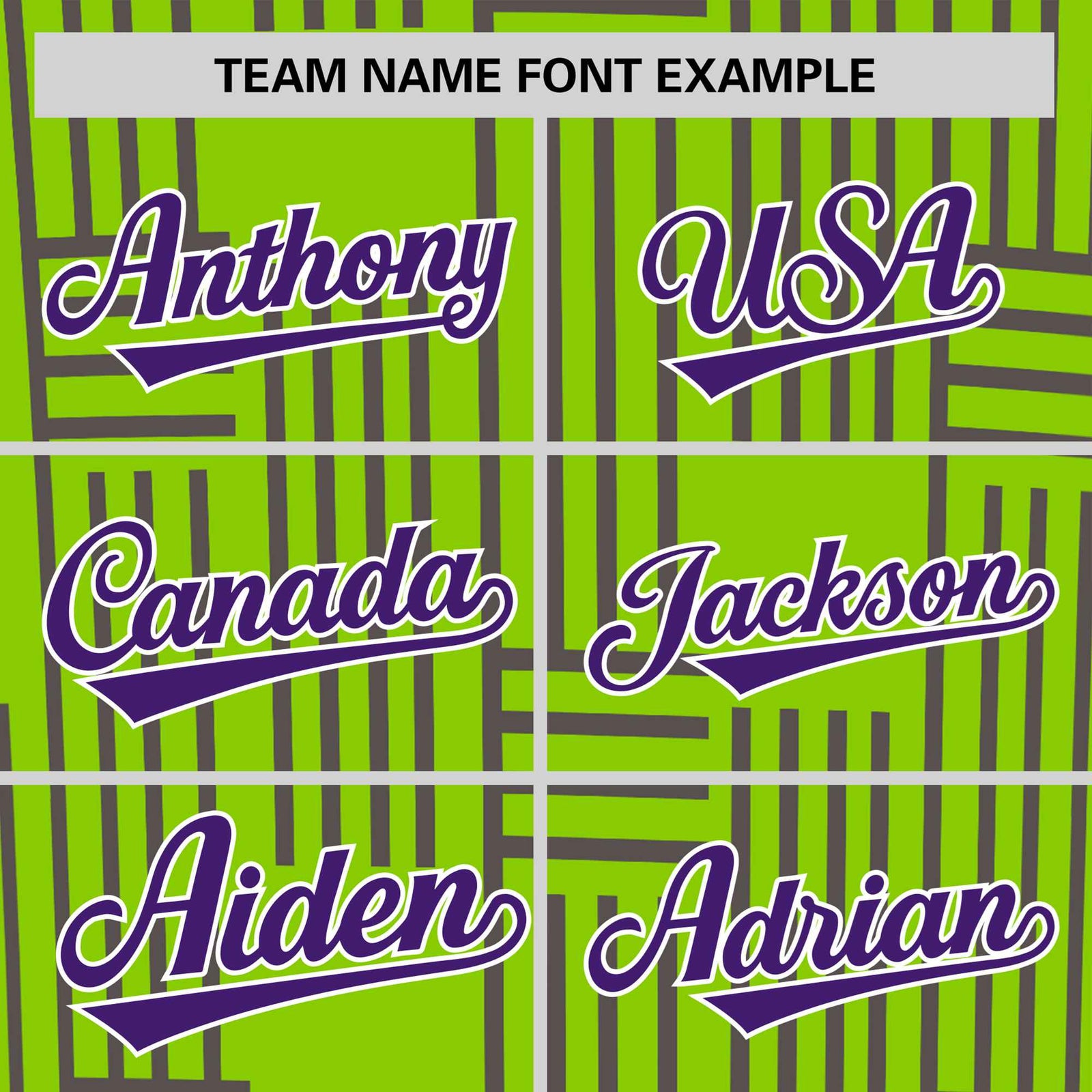 Custom Neon Green-Purple Personalized Line Pattern Performance T-Shirt