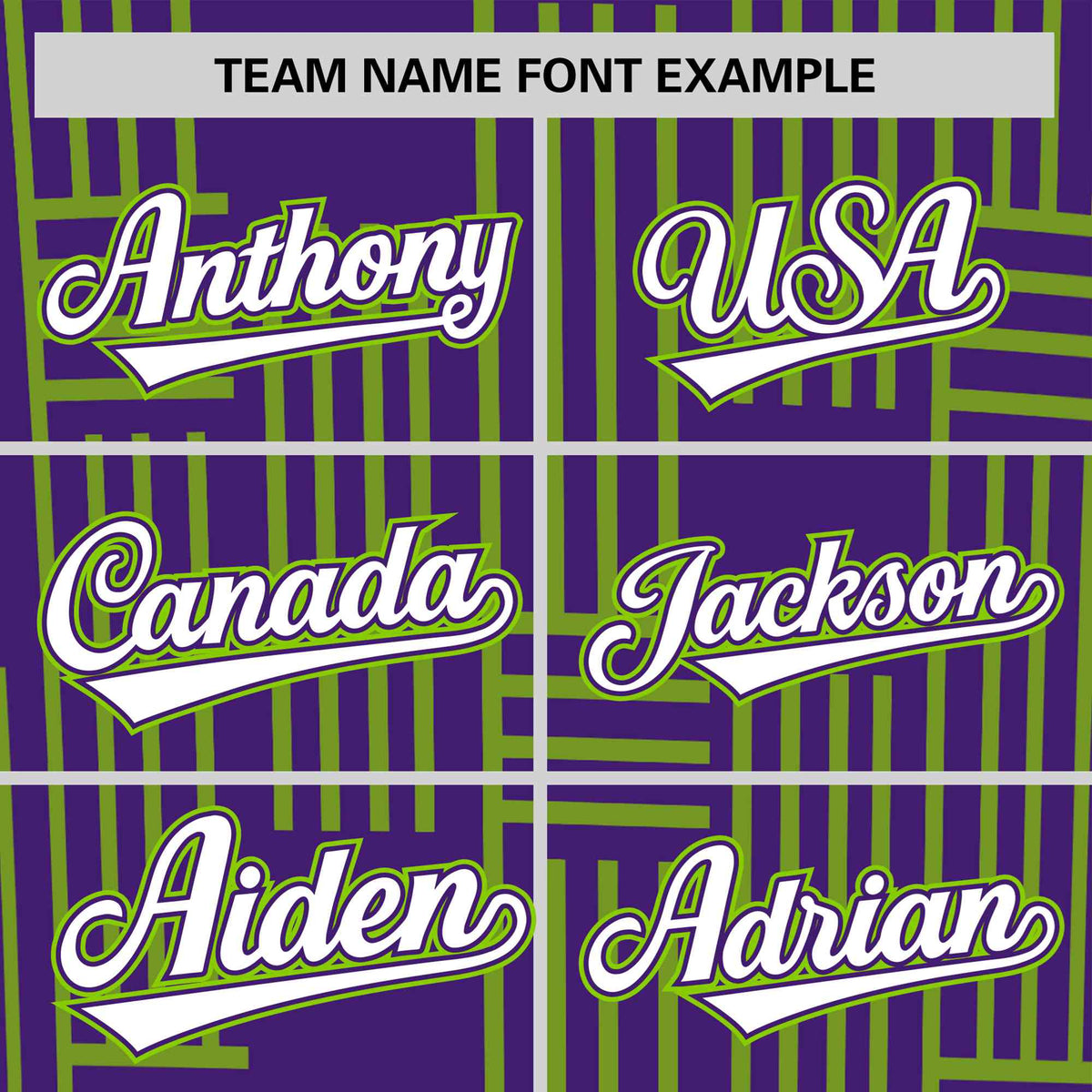 Custom Purple-Neon Green Personalized Line Pattern Performance T-Shirt