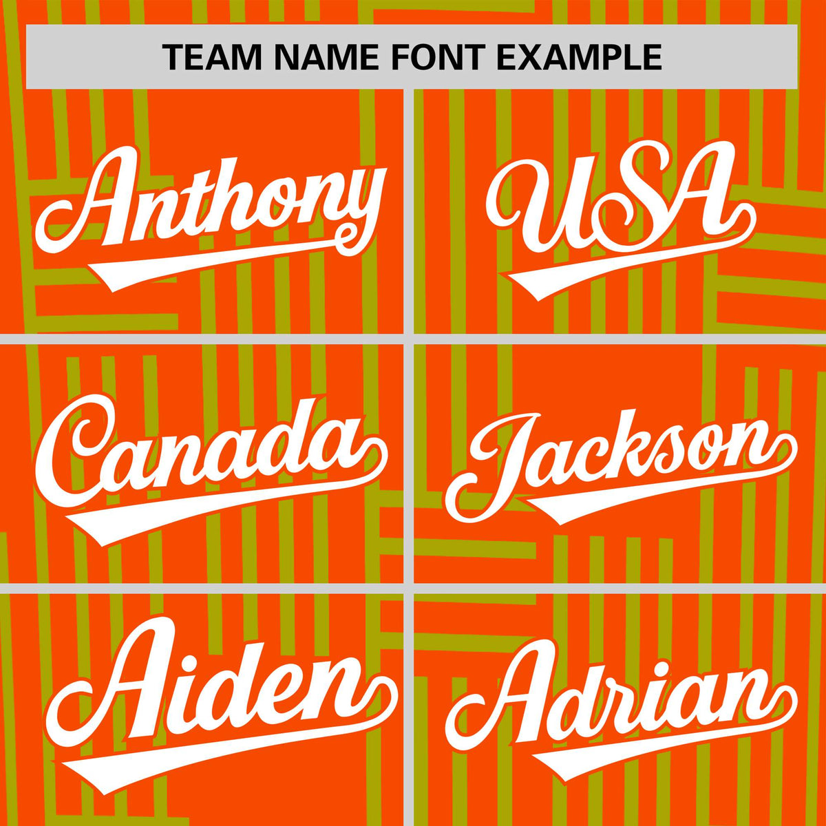 Custom Orange-Neon Green Personalized Line Pattern Performance T-Shirt