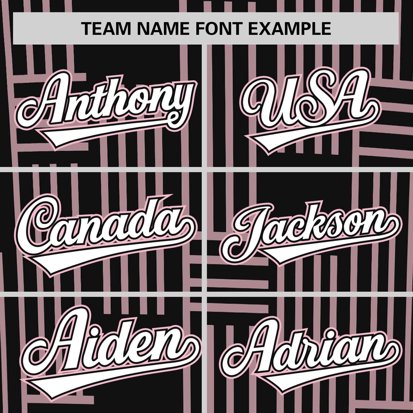 Custom Black-Light Pink Personalized Line Pattern Performance T-Shirt