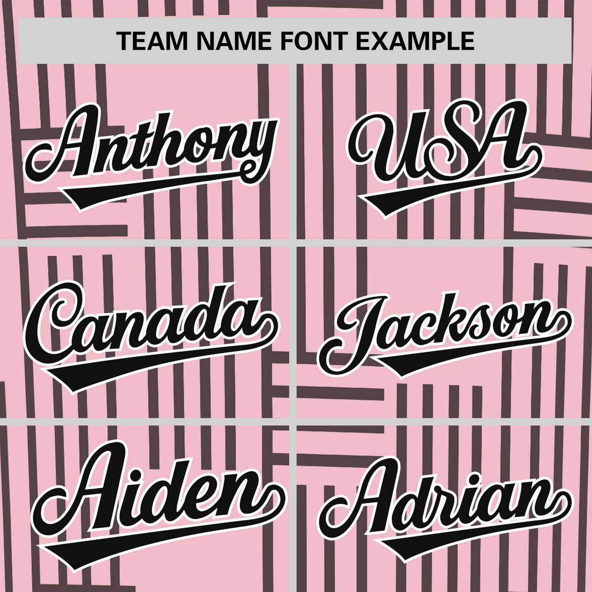 Custom Light Pink-Black Personalized Line Pattern Performance T-Shirt