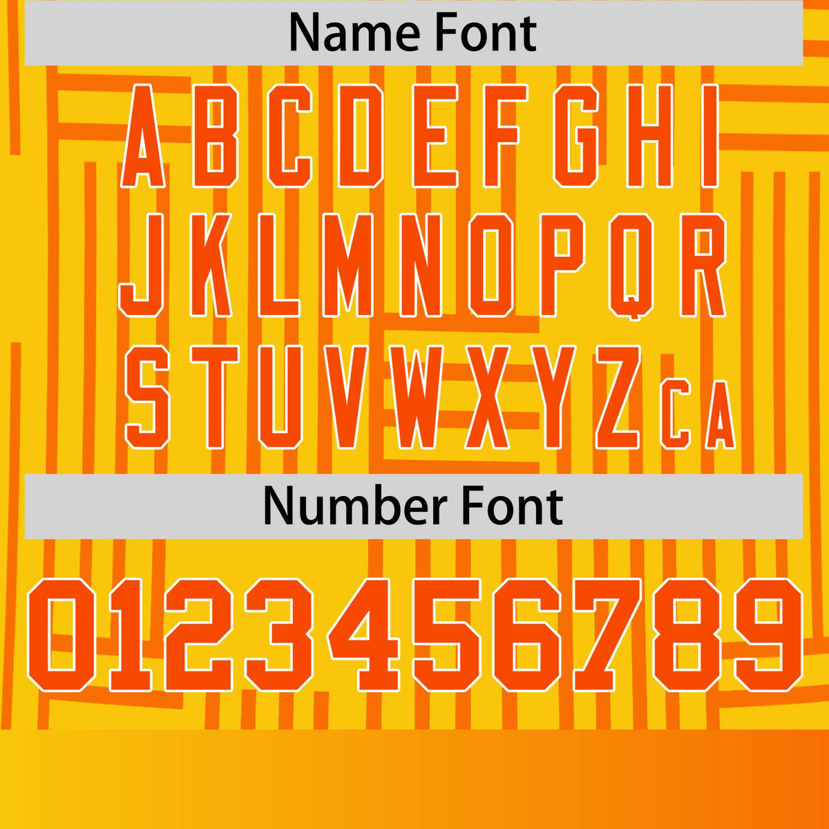 Custom Gold 01 Orange Personalized Line Pattern Performance T-Shirt