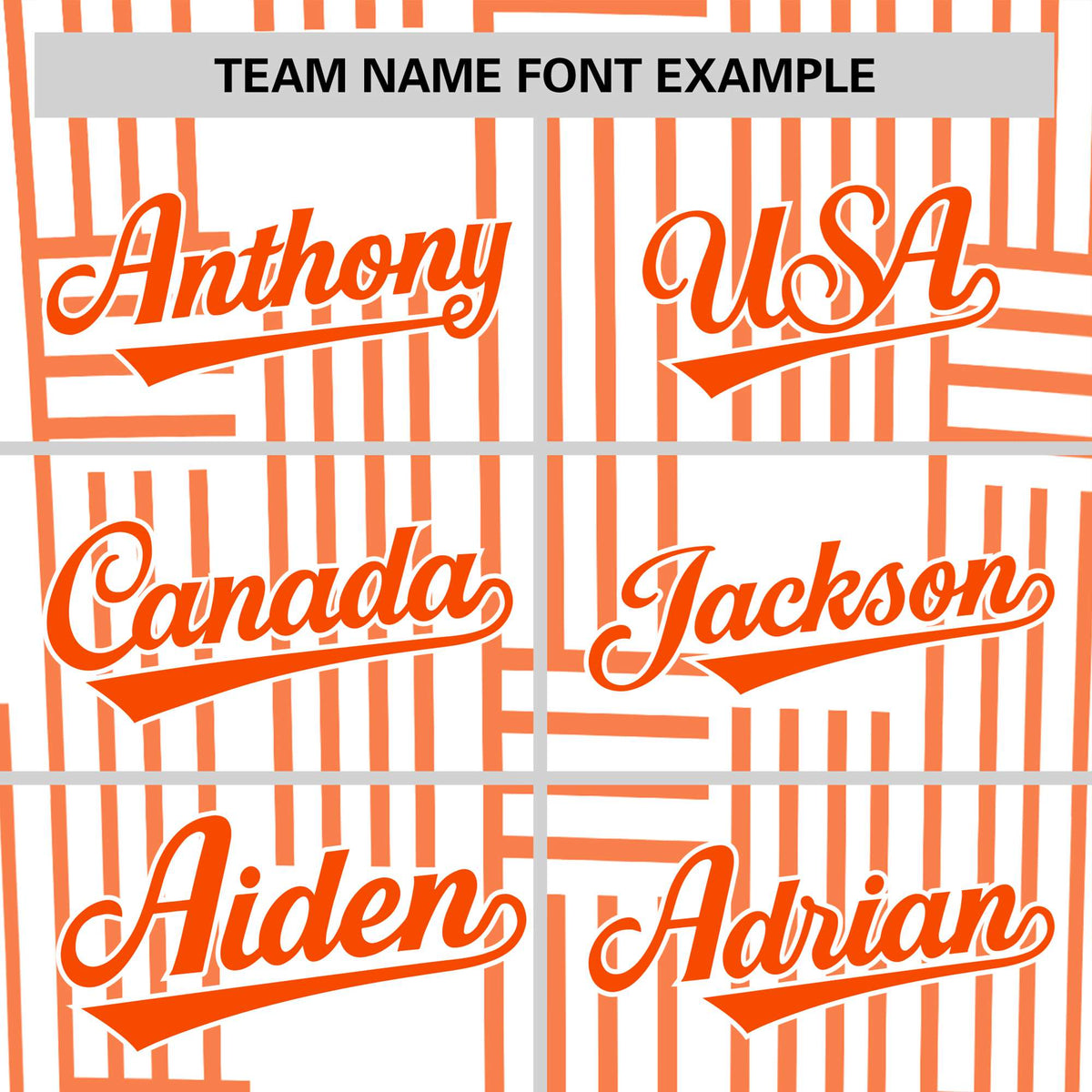 Custom White Orange Personalized Line Pattern Performance T-Shirt