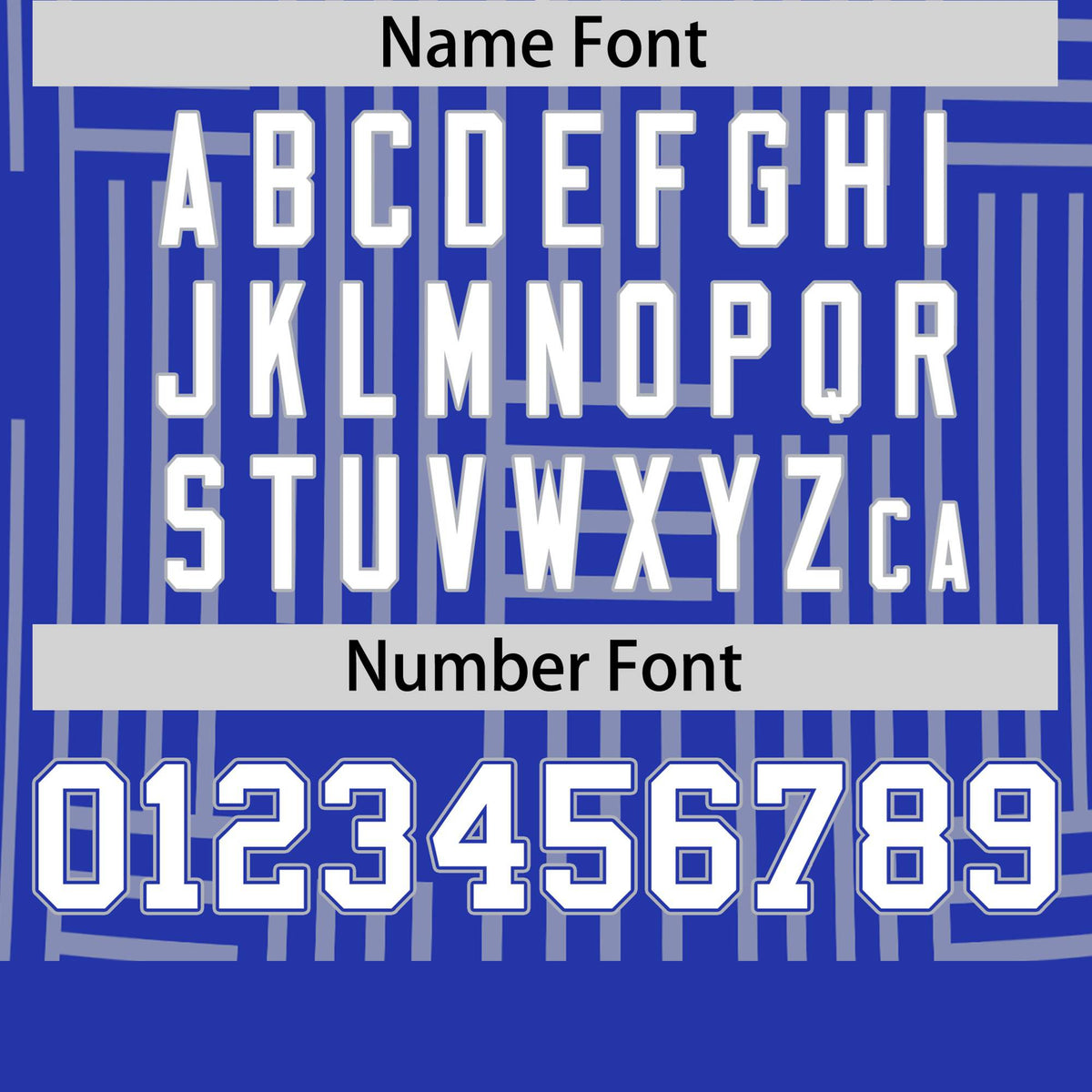 Custom Royal Blue-Gray Personalized Line Pattern Performance T-Shirt