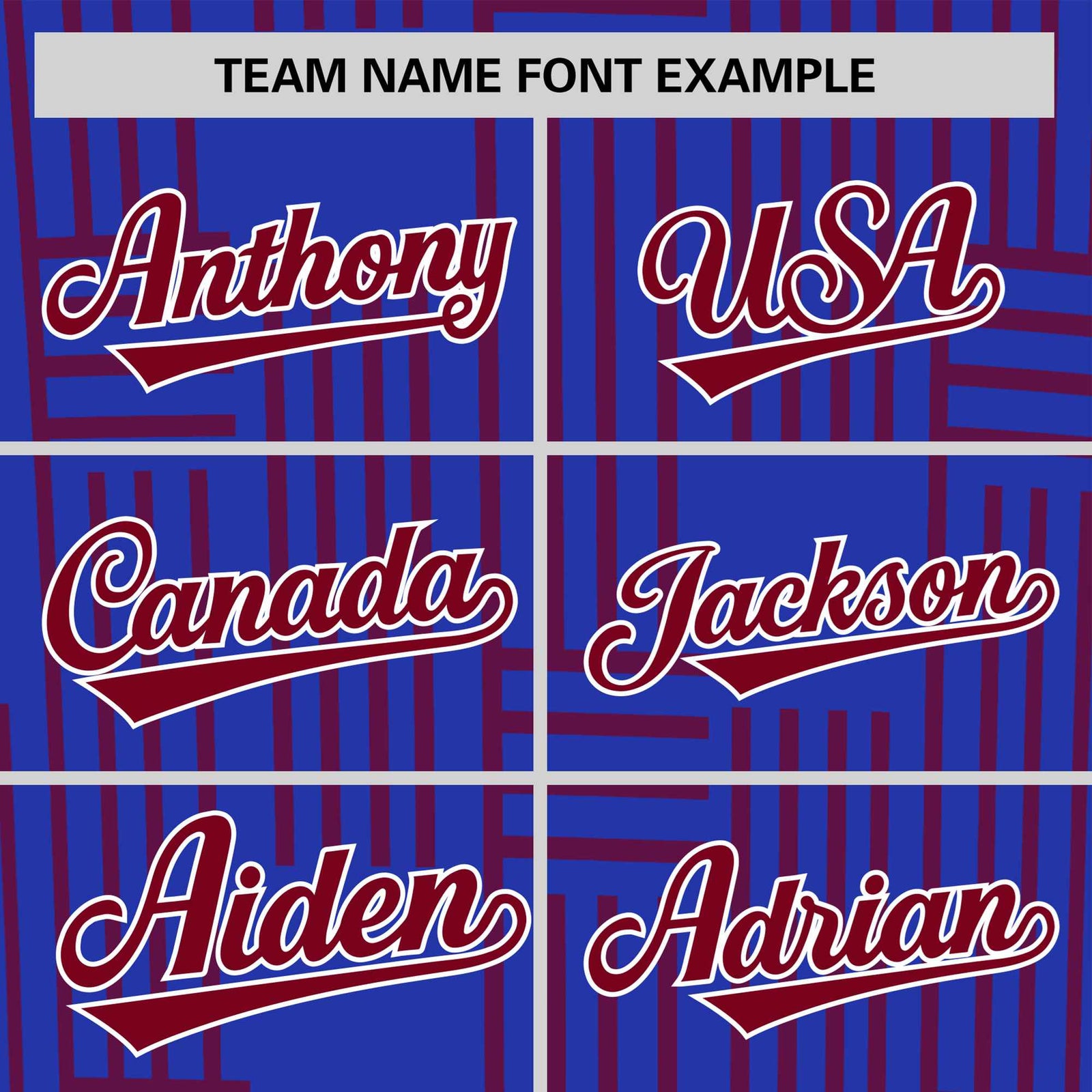 Custom Royal Blue-Crimson Personalized Line Pattern Performance T-Shirt