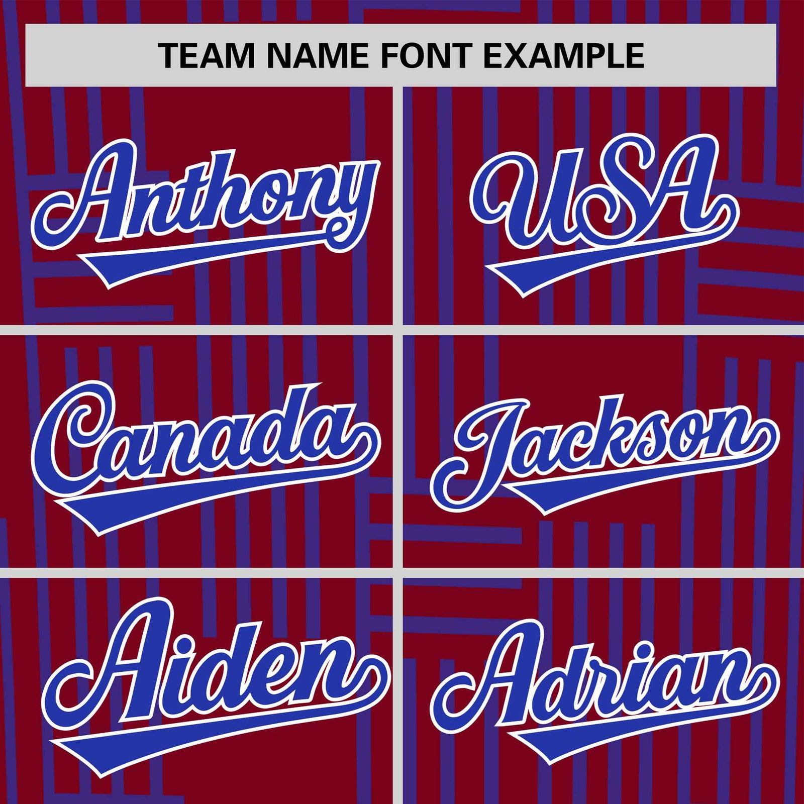 Custom Crimson-Royal Blue Personalized Line Pattern Performance T-Shirt